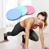 1 Pair Core Sliders - Compact Fitness Equipment for Abdominal Strengthening and Yoga Exercises - GREEN LIFE CYPRUS